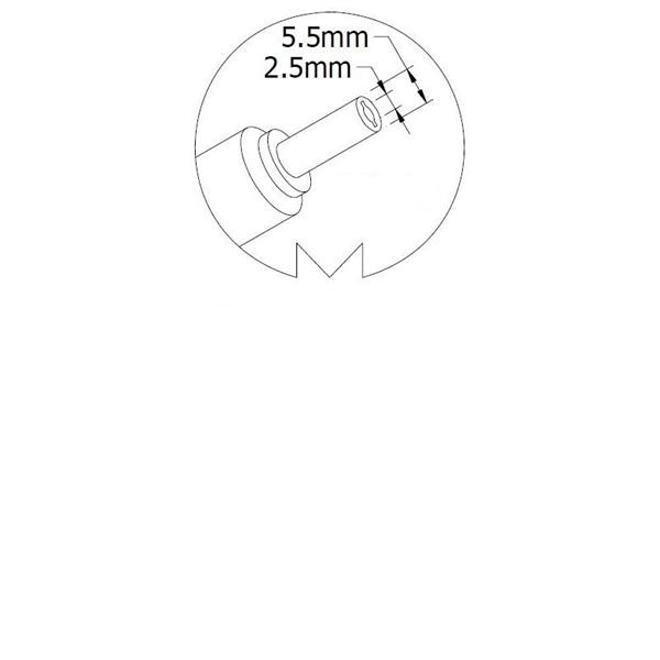 Polnilec 18,5V 6,5A 5,5mm 2,5mm
